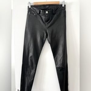 Kooples Size 27 Lambskin Leather Pants